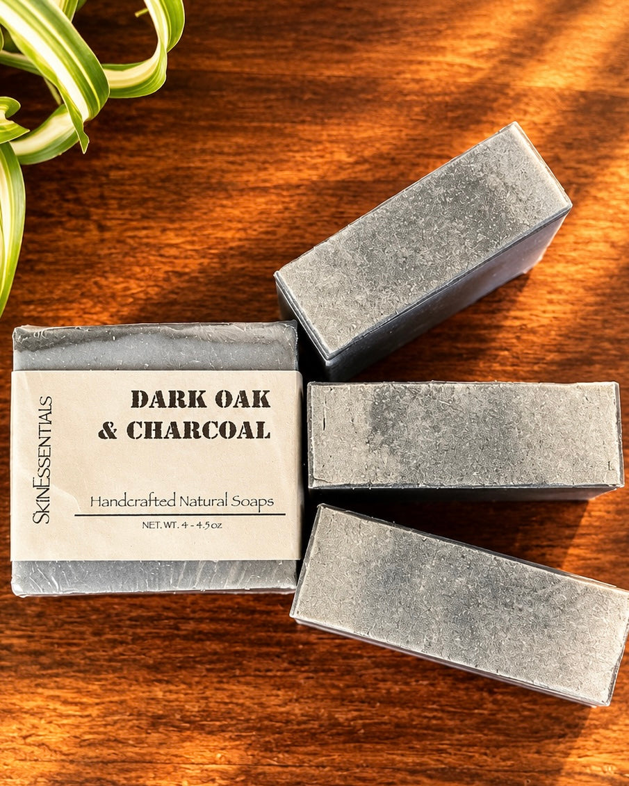 Dark Oak & Charcoal - soap for Him