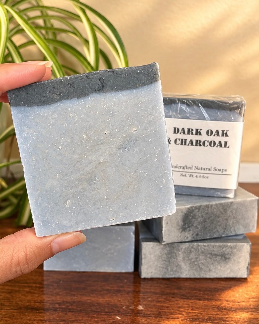 Dark Oak & Charcoal - soap for Him